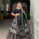 Black__The lehenga's luxe