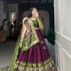 Purple__The lehenga's luxe