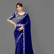 royal blue__The lehenga's luxe