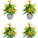 Pack Of 4__Chaudhary Flower